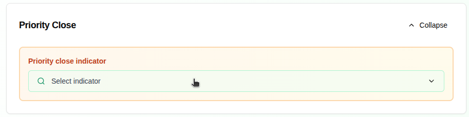 Приоритетное закрытие